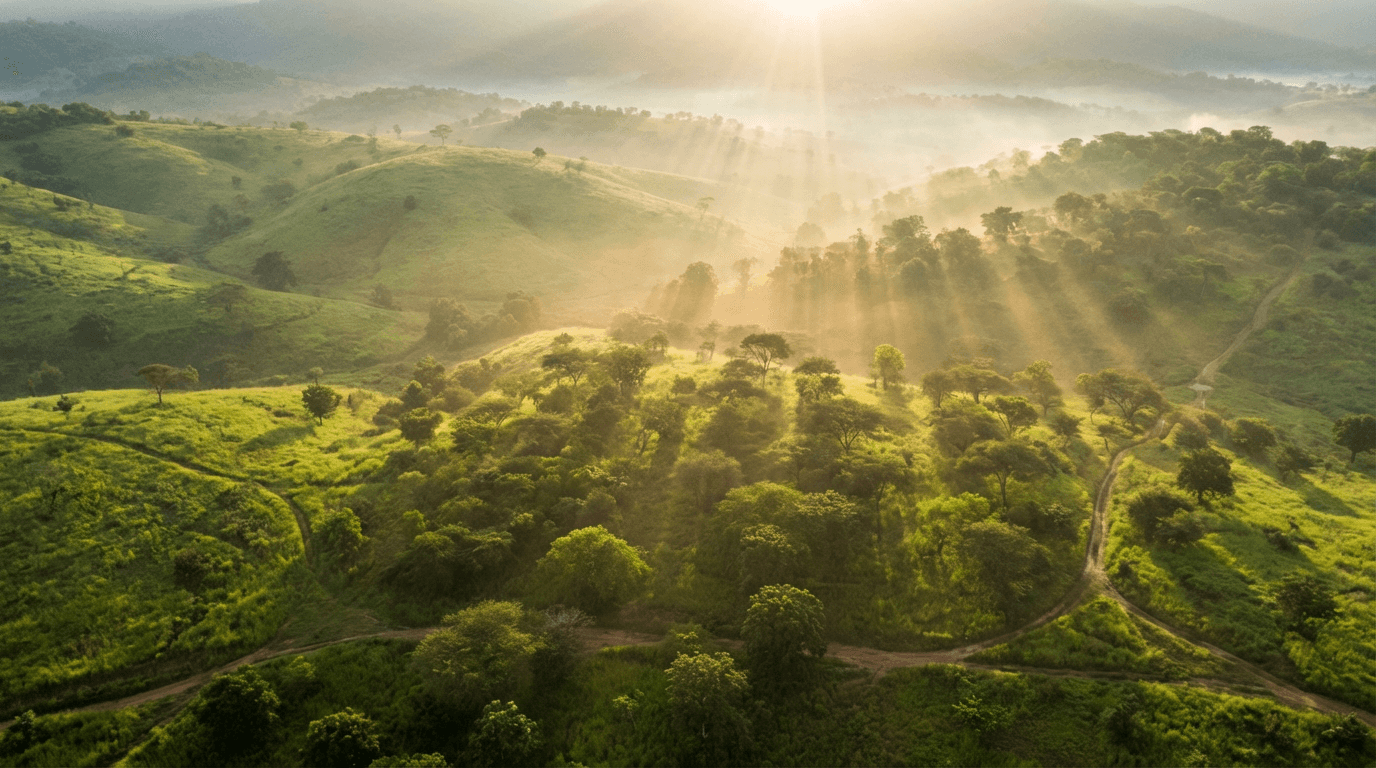 Kyabobo National Park – hills and woodland