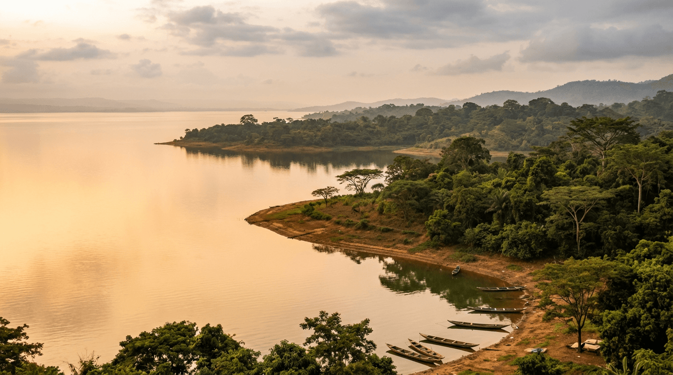 Digya National Park – Lake Volta and woodland